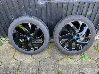 BMW I3S fælge med vinterdæk 