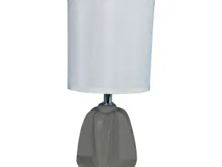 Bordlampe Versa Adam Grå Keramik Tekstil (13 x 29 x 10,5 cm)
