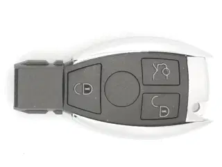 Bilnøgle reparations kit til Mercedes 3 knaps nøgle ny type med svejset plast kasse (BGA nøgler)