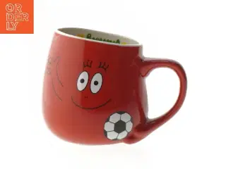 Keramikkrus med motiv fra Barbapapa (str. Ø 7,5 cm længde 9 cm)
