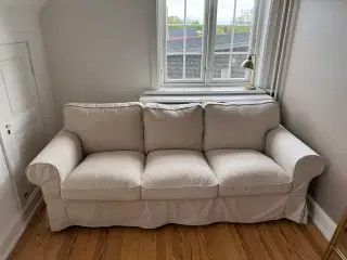 IKEA Ektorp 3prs. Sofa, kilanda lys beige sofa