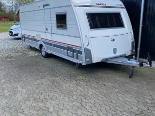 Campingvogn med gulvvarme