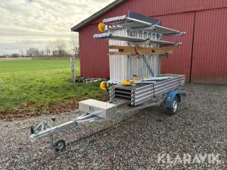 Stilladstrailer Kongeaa Neptun N7-17