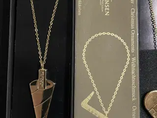Georg Jensen guld Kræmmerhus i æske.