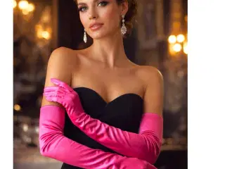 Helt nye, lange handsker - elegant til fest