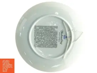 Dekorativ porcelænstallerken med fuglemotiv fra Kaiser (str. Diameter 20 cm)