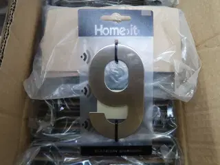 60 stk. HOME It® husnummer 9 rustfrit stål