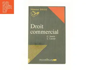 Droit commercial af C. Jamin og L. Lacour