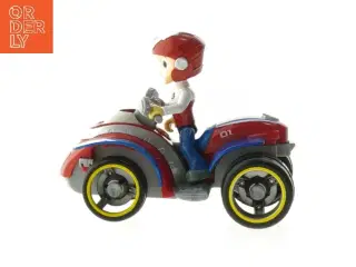 Motorcykellegetøj med figur fra Paw Patrol (str. 13x9 cm)