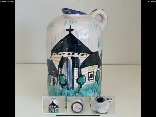 Vase keramik bornholmsk 
