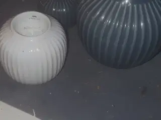 Kæhler vase plus lysestager 