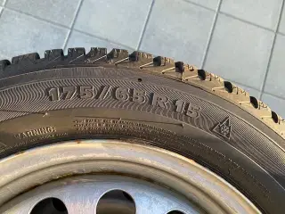 15" vinterhjul 175/65 Michelin Alpin 