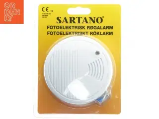 Fotoelektrisk røgalarm fra Sartano (str. 101x37 mm)