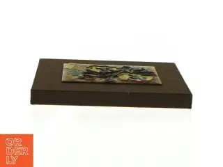 Håndlavet 1970&#39;er emaljeret billede (str. 19 x. 14,5 cm)