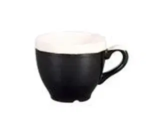 12 stk. Espresso kop sort 10 cl Monochrome Churchill