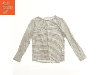 Langærmet bluse med striber fra H&M (str. 134)