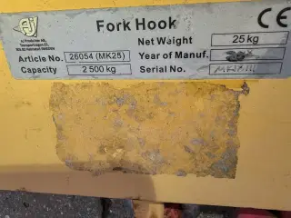 Løftekrog til gaffeltruck