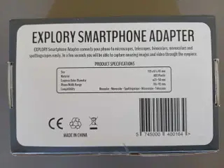 Smartphone adapter til kikkert