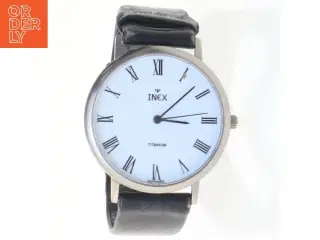 Inex herreur med sort rem fra Inex (str. 11 mm)