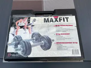 Maxfit håndvægte i kuffert