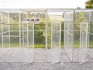 Udendørs Voliere 4x2x2 mtr.