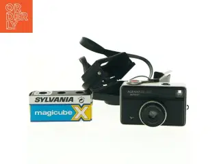 AGFAMATIC 200 sensor lommekamera med Sylvania Magicube