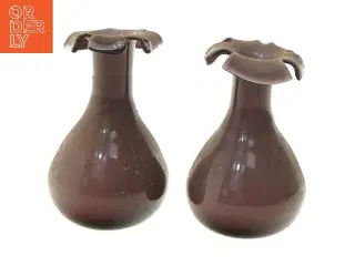 Brune glasvaser (str. 15 cm)