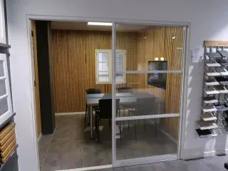 Skydedøre AUBO KA, Hvid