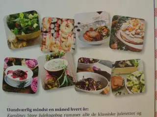 karolines store julekogebog, emne: mad og vin