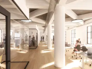 Eksklusivt kontor i den gamle sukkerfabrik