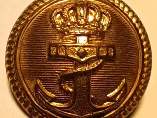 DENMARK ROYAL NAVY UNIFORM BUTTON sjælden