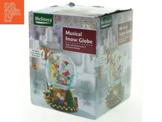 Musikalsk snekugle med juletema fra Melinera (str. 13x10 cm)