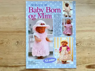 Strik og sy til Baby Born og Mini Baby Born