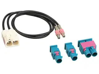 Antenneadapter db. fakra-> 2 enklt. fakr