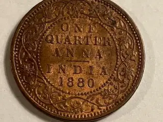 One Quarter Anna India 1880