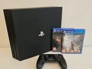 PS4 Pro 1TB + Assassin's Creed og Death Stranding