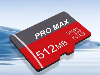 Pro Max 512MB MicroSD Hukommelseskort Rød