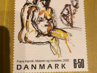 120 akvareller af Frans Kannik Maleren og modellen