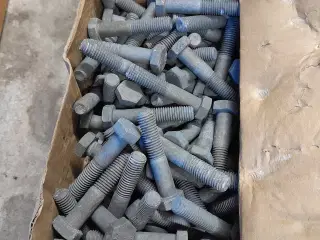 Varmgalvaniserede bolte