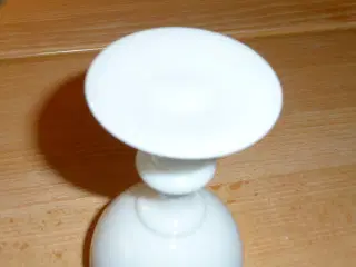 hvid vin glas