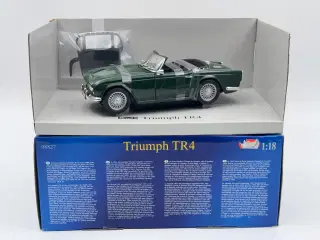 1961 Triumph TR4 Roadster Super Sjælden - 1:18