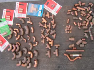 Div. Kobber fittings.