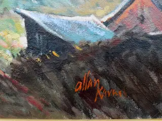 Maleri af Allan Karms (1933-2021)