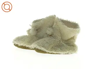 Faux fur hjemmesko (str. Udvendig sal 23 cm)