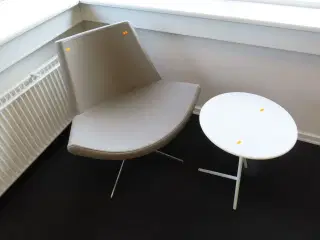 Loungestol og sidebord GLOBE ZERO4
