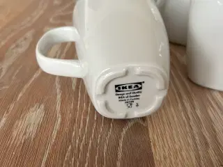 Hvide Ikea krus