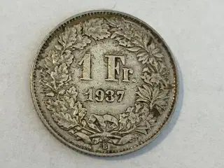 1 Franc Switzerland 1937