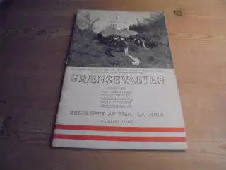 Grænsevagten – hæftet udgivelse fra august 1940  