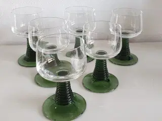 6 Römerglas hvidvin