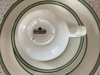 Kløverblad kaffestel 